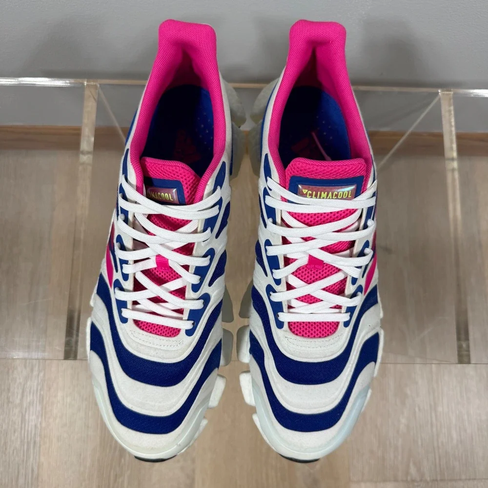 adidas Climacool Vento White Blue Pink Sneakers 11.5